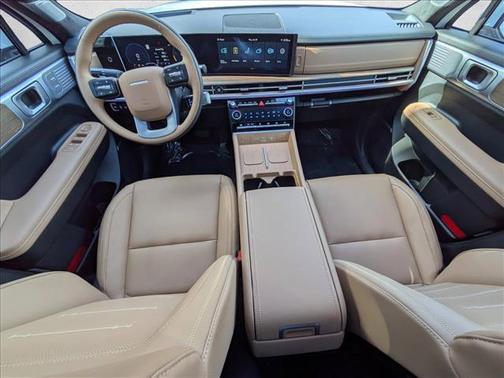 Serenity White 2026 Hyundai SANTA FE Calligraphy