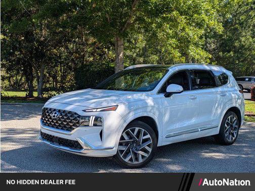 Serenity White Pearl 2023 Hyundai SANTA FE Calligraphy