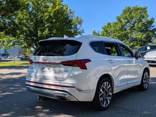 Serenity White Pearl 2023 Hyundai SANTA FE Calligraphy