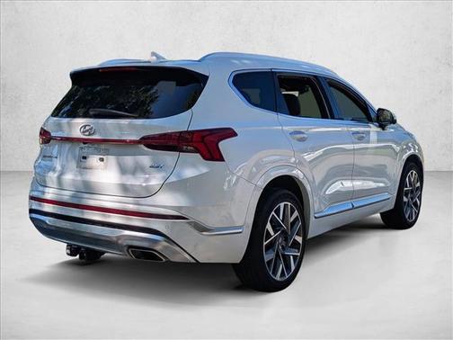 Serenity White Pearl 2023 Hyundai SANTA FE Calligraphy