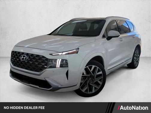 Serenity White Pearl 2023 Hyundai SANTA FE Calligraphy