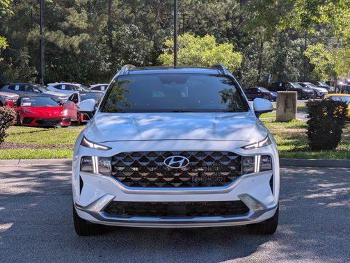 Serenity White Pearl 2023 Hyundai SANTA FE Calligraphy