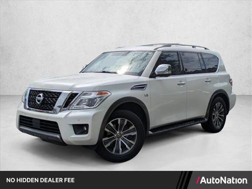 Pearl White Tricoat 2019 Nissan Armada SL