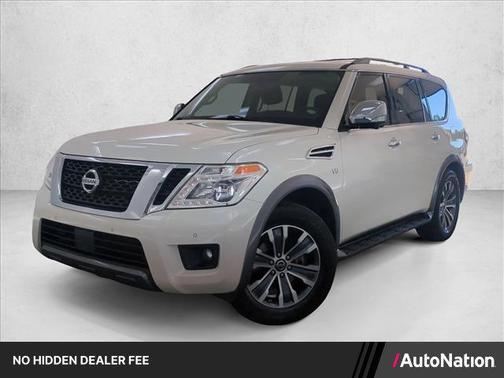 Pearl White Tricoat 2019 Nissan Armada SL