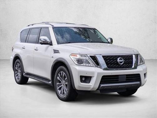 Pearl White Tricoat 2019 Nissan Armada SL