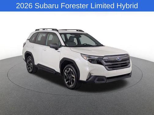 Crystal White 2026 Subaru Forester Hybrid Limited