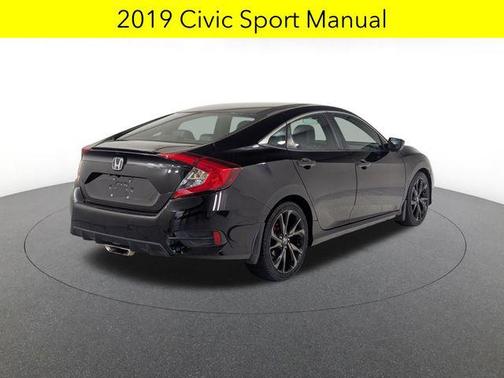 Crystal Black Pearl 2019 Honda Civic Sport
