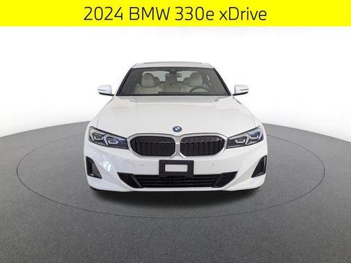 Alpine White 2024 BMW 330e xDrive