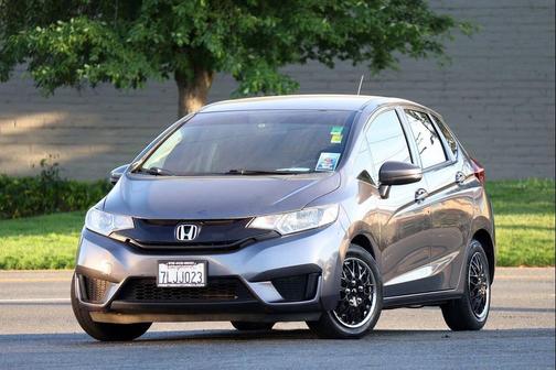 Modern Steel Metallic 2015 Honda Fit LX