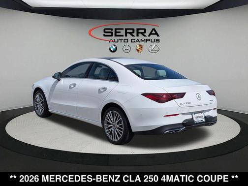 Polar White 2026 Mercedes-Benz CLA 250 4MATIC