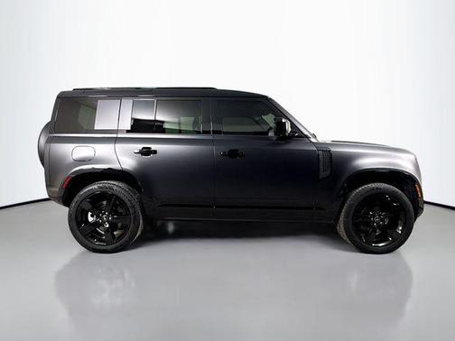 Santorini Black Metallic 2025 Land Rover Defender 110 P400 X-Dynamic SE