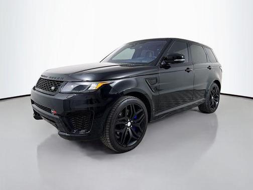 Black 2017 Land Rover Range Rover Sport 5.0L Supercharged SVR