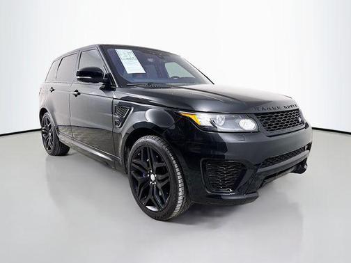 Black 2017 Land Rover Range Rover Sport 5.0L Supercharged SVR