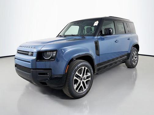 Tasman Blue Metallic 2026 Land Rover Defender P400 X-Dynamic SE