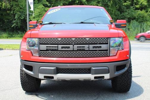 Red 2013 Ford F-150 SVT Raptor