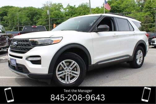 White 2021 Ford Explorer XLT