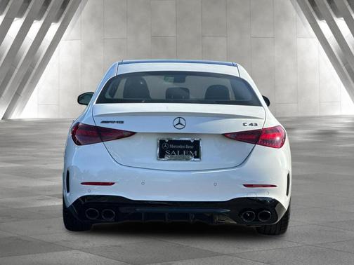Polar White 2026 Mercedes-Benz AMG C 43 Base 4MATIC