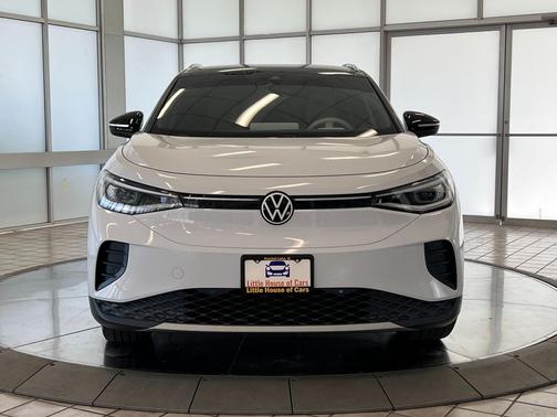 Glacier White Metallic/Black Roof 2021 Volkswagen ID.4 1st Edition