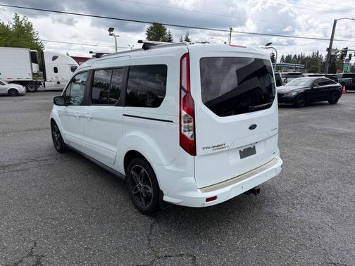 Frozen White 2017 Ford Transit Connect Titanium w/Rear Liftgate