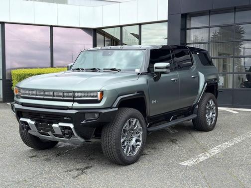 Moonshot Green Matte 2024 GMC HUMMER EV SUV 3X