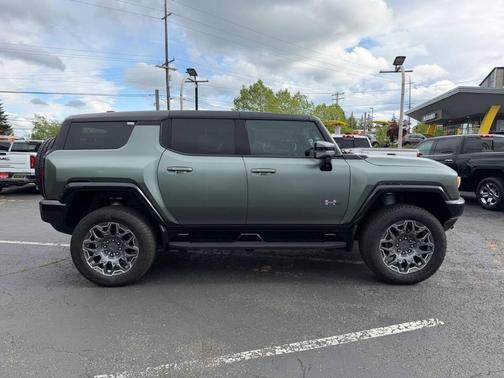 Moonshot Green Matte 2024 GMC HUMMER EV SUV 3X