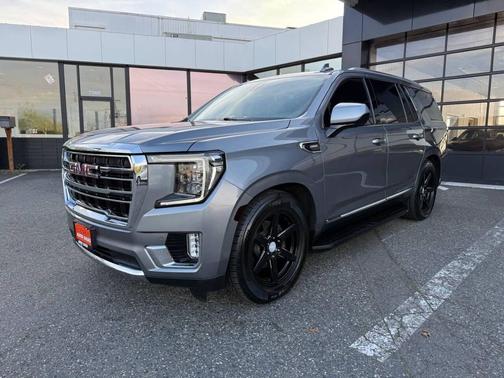 Satin Steel Metallic 2021 GMC Yukon SLT
