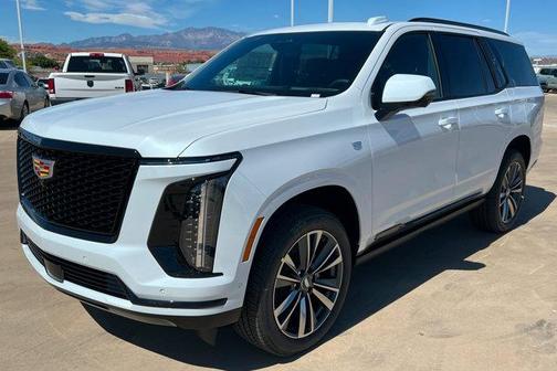 Vibrant White Tricoat 2026 Cadillac Escalade Sport
