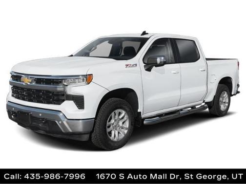 Summit White 2025 Chevrolet Silverado 1500 LT