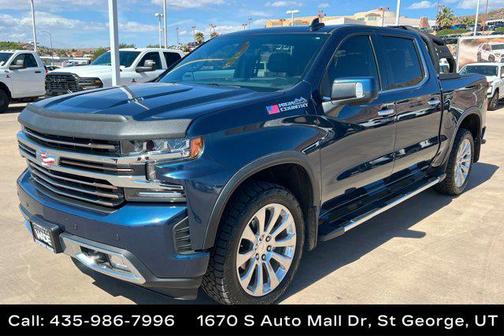 Northsky Blue Metallic 2021 Chevrolet Silverado 1500 High Country
