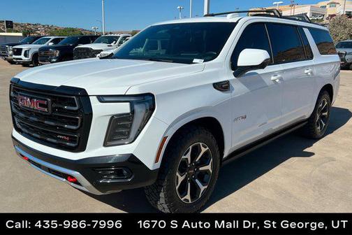 Summit White 2025 GMC Yukon XL 4WD AT4 Ultimate