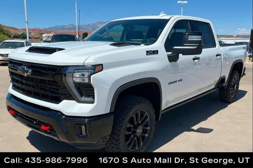 Summit White 2026 Chevrolet Silverado 2500 LTZ