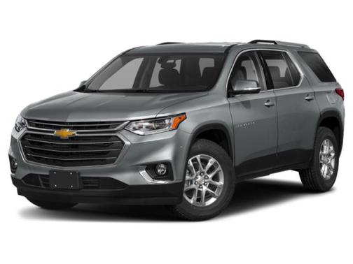 Satin Steel Metallic 2018 Chevrolet Traverse LT Cloth