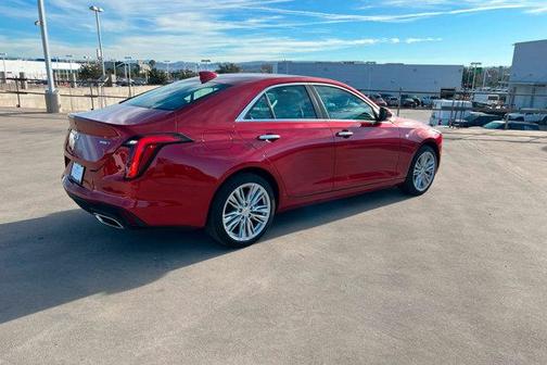 Radiant Red Tintcoat 2025 Cadillac CT4 Premium Luxury RWD