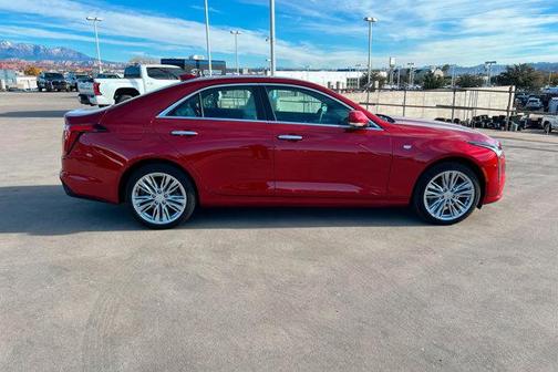 Radiant Red Tintcoat 2025 Cadillac CT4 Premium Luxury RWD