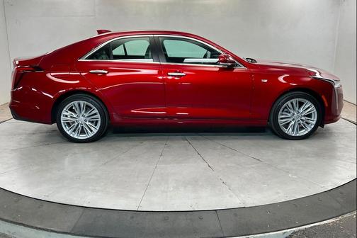 Radiant Red Tintcoat 2025 Cadillac CT4 Premium Luxury RWD