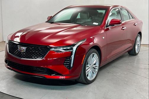 Radiant Red Tintcoat 2025 Cadillac CT4 Premium Luxury RWD