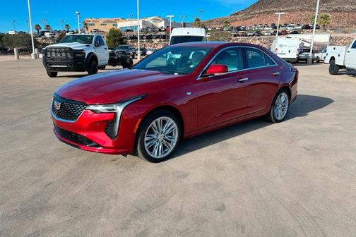 Radiant Red Tintcoat 2025 Cadillac CT4 Premium Luxury RWD