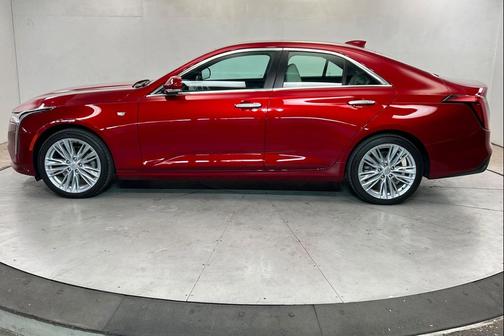 Radiant Red Tintcoat 2025 Cadillac CT4 Premium Luxury RWD