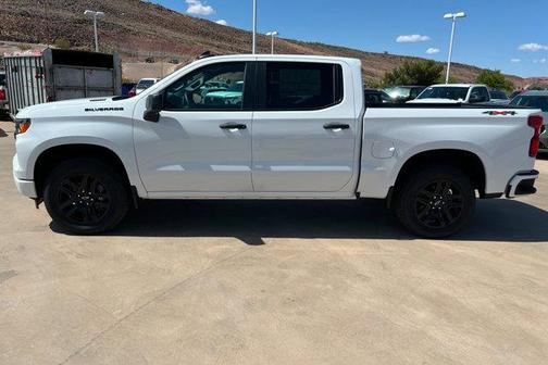 Summit White 2026 Chevrolet Silverado 1500 Custom