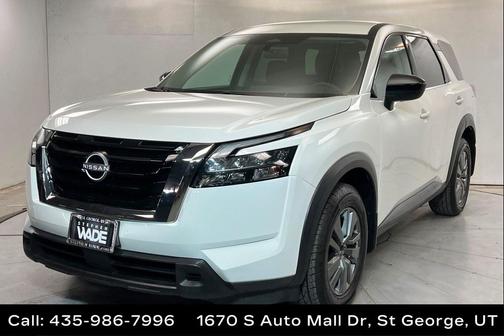 Glacier White 2025 Nissan Pathfinder S FWD