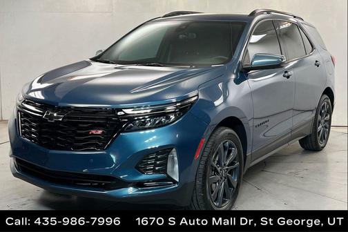 Lakeshore Blue Metallic 2024 Chevrolet Equinox FWD RS
