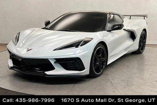 Arctic White 2023 Chevrolet Corvette Stingray w/2LT