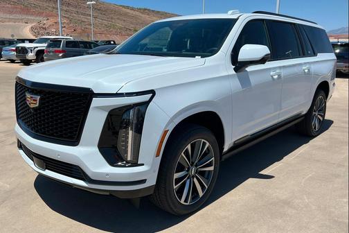 Vibrant White Tricoat 2026 Cadillac Escalade ESV Sport
