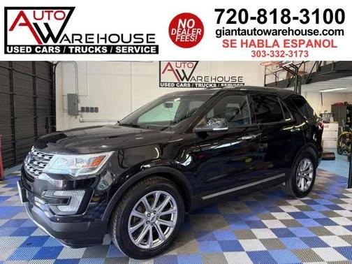 Black 2017 Ford Explorer Limited