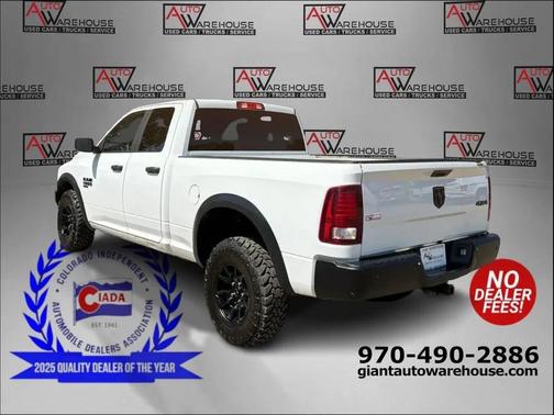 Bright White Clearcoat 2022 RAM 1500 Classic Warlock Quad Cab 4x4 6'4' Box