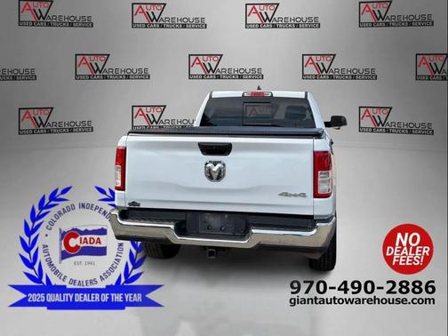 Bright White Clearcoat 2019 RAM 1500 Tradesman