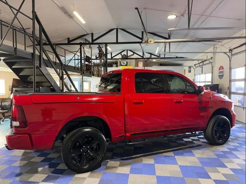 Flame Red Clearcoat 2017 RAM 1500 Night Crew Cab 4x4 5'7' Box