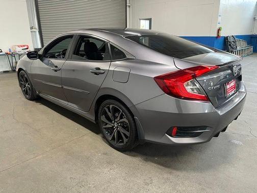 Gray 2019 Honda Civic Sport