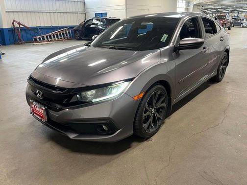 Gray 2019 Honda Civic Sport