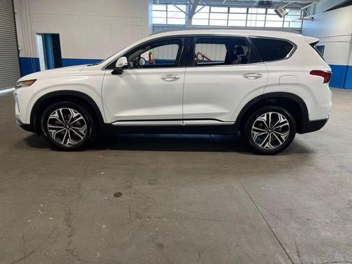 White 2019 Hyundai SANTA FE Ultimate